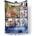 thumbnail image 1 of Photo Blanket-Custom Fleece Blanket For Adults Boys Girls- Customised Blanket, 1 of 7