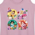 thumbnail image 3 of Disney - Princess Christmas Grid - Women's Racerback Tank Top, 3 of 5