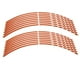thumbnail image 1 of 16 piezas de pegatinas reflectantes para tiras de ruedas de 16 a 18 pulgadas para motocicletas y bicicletas, accesorios de decoración (naranja) Jadeshay A, 1 of 8