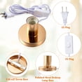 thumbnail image 3 of Casquillo Tuanse E26 E27 con base metálica, cable de 1,8 m, 110 V, 3 of 6