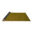thumbnail image 2 of Ahgly Company Indoor Round Oriental Yellow Industrial Area Rugs, 5' Round, 2 of 4