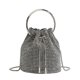 thumbnail image 2 of Bolso tipo cubo con diamantes, bolso de mujer, bolso bandolera con borlas de diamantes, bolso con cadena retráctil, 2 of 6