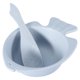 thumbnail image 2 of Durable bebé niño paja de trigo en forma de pescado tazón con cuchara (azul), 2 of 8