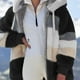 thumbnail image 3 of Abrigo de felpa suelto, chaqueta con capucha informal de moda, suave y cálido otoño invierno para mujer, 3 of 8
