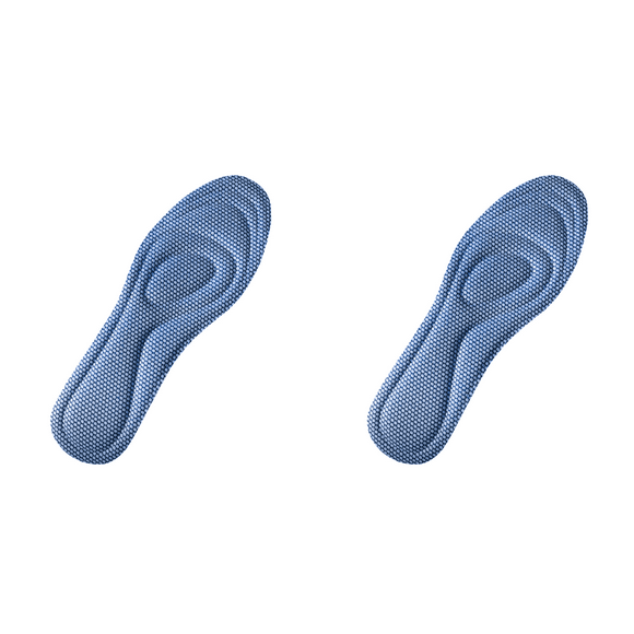 Plantillas transpirables con soporte de arco para caminar en el trabajo (grises, tallas 45-46)