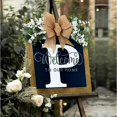 thumbnail image 3 of Front Door Decorations Alphabet Wreath Sign  Outdoor Hanging Decoration  11.8”*11.8”, 3 of 3