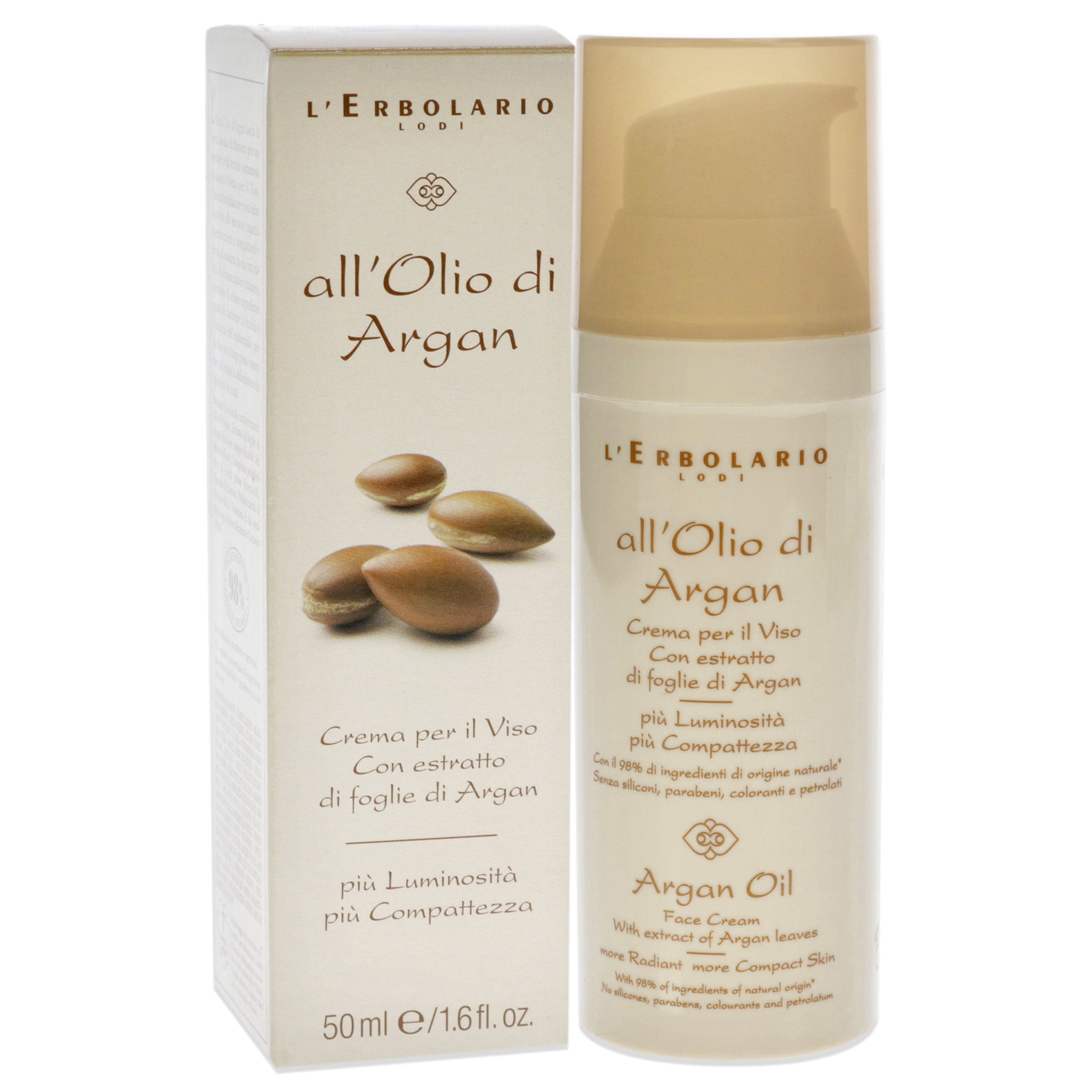 L'Erbolario Argan Oil Face Cream, Face Moisturizer, 1.6 oz