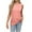 Pink, variant on Annhoo Tank Tops for Women Crew Neck Side Slit Sleeveless Shirts Summer Trendy Casual Going out Blouses