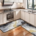 thumbnail image 3 of Kitchen Rugs Sets Of 2,Black Marble Gold Line Pattern Anti Fatigue Kitchen Mat Rugs Non Slip Washable,Decorative Kitchen Floor Mats for Kitchen,Sink,Laundry,17"x47"+17"x47", 3 of 5