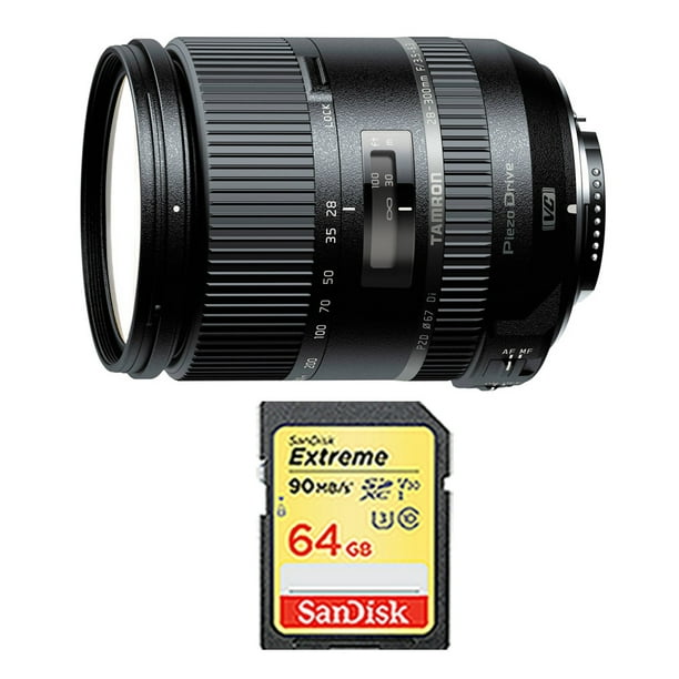 Tamron 28 300mm F 3 5 6 3 Di Vc Pzd Lens For Nikon Bundle With Sandisk 64gb Extreme Sdxc Memory Uhs I Card Walmart Com Walmart Com