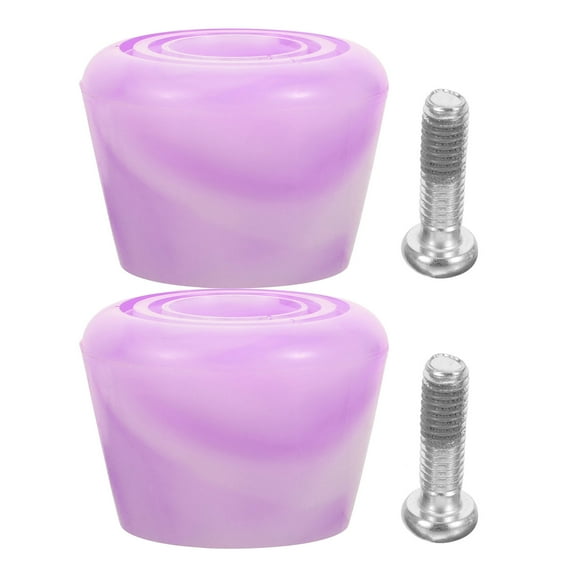 LOLIPPYY skating toe stoppers Roller Skates Brake Stoppers Assorted Color Stable Stop Skating 1 Set