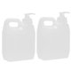 thumbnail image 1 of 2 botellas de plástico con bomba para líquidos de esterilización de 1 litro, para almacenar cosméticos y productos químicos., 1 of 7