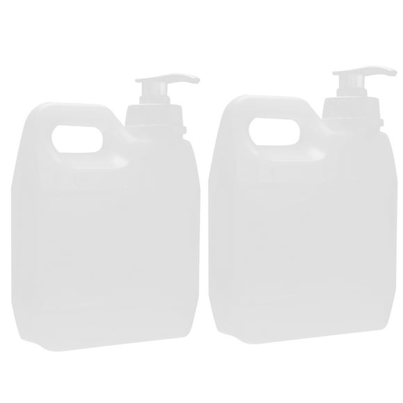 2 uds 1L botellas de bomba de líquido de esterilización contenedor de almacenamiento químico de cosméticos líquidos de plástico