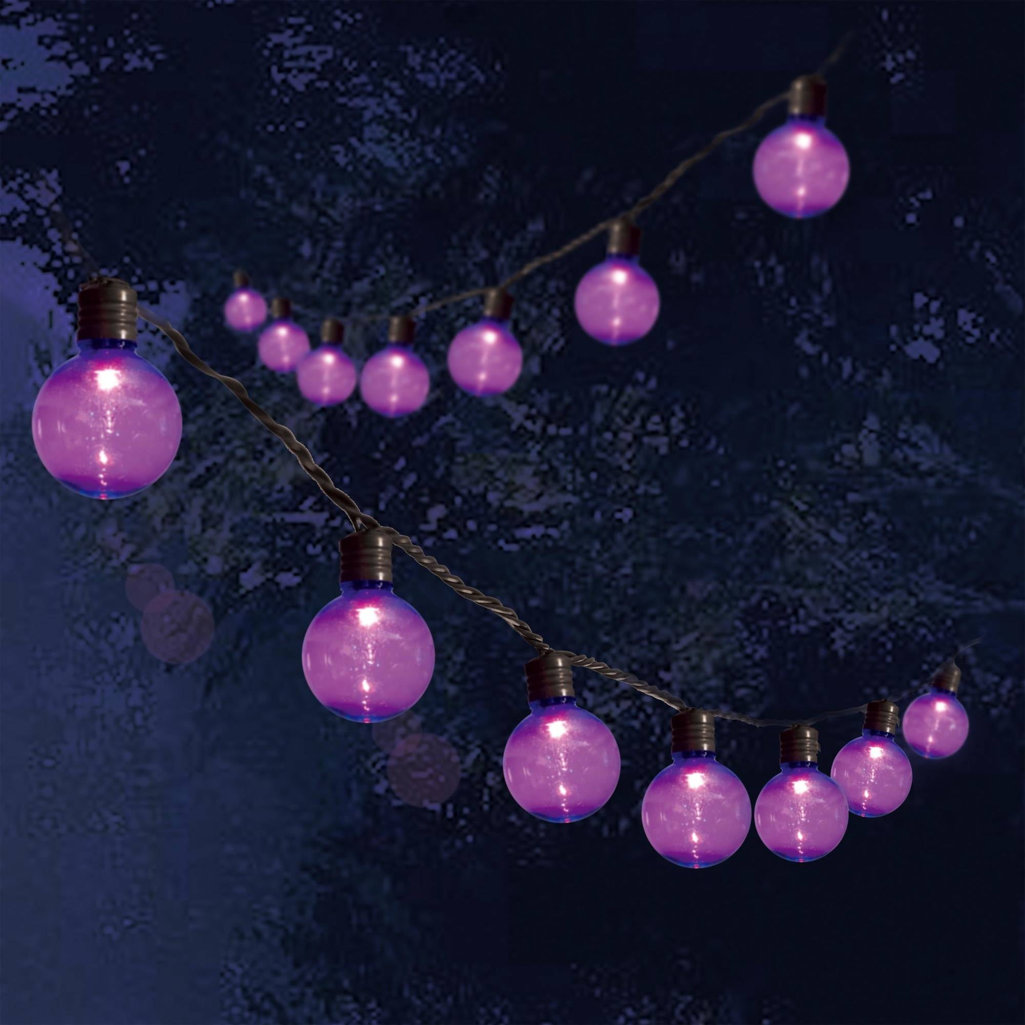 Halloween globe string lights indoor outdoor Transparent party Lights 35pk 
