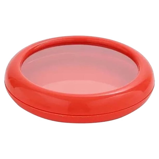 Yuarrent Frigorífico para el hogar, contenedor transparente para frutas y verduras, caja de mantenimiento fresca sellada a prueba de polvo, Cocina y Comedor Rojo