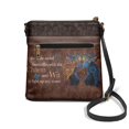 thumbnail image 2 of HELLHERO Womens Printed Crossbody Bag with Butterfly Women Art, PU Leather Waterproof Sling Purse with Adjustable Strap for Daily Travel Work, 2 of 7