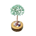 thumbnail image 1 of Wosthever Árbol de piedras curativas y de cristal hecho a mano, opción de regalo, para decoración de escritorio, cristales y piedras curativas Decoración del hogar verde, 1 of 6
