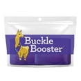 thumbnail image 6 of Soft Buckle Booster Lil' Hugger Design With Slit - Purple (1-Pack) - by Seat Belt Extender Pros, 6 of 9