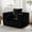 Black, variant on Sonovafurn 30.3" Corduroy Boneless Kids Couch, Couch in A Box No Assembly Required, Mini Cloud Sofa with Memory Foam & Individually Pocketed Springs, Kids Sofa with Throw Pillow for Bedroom, Playroom