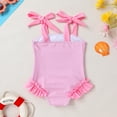 thumbnail image 5 of MAMAMI Baby Girls Swimsuit Summer Stripe One-Piece Bathing Suit for Girl,Size 9M-4Y, 5 of 8