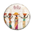 thumbnail image 2 of Easygdp Black African Woman Wheel Sun Guard, Spare Tire Cover,Universal Trailer Suv Truck Camper Travel,Easy To Install And Remove -15 Inch, 2 of 9