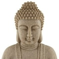 thumbnail image 4 of Calm Buddha 22" High Large Zen Asian Indoor Outdoor Decor Sand Stone Floor Fountain with Light LED Outside, 4 of 10