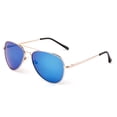thumbnail image 3 of Newbee Fashion -Comfortble High Quality Durable Fashion Metal Aviator Sunglasses for Girls & Boys Polular Flash Mirror Lens UV Protection with Carrying Pouch (4-16 Years), 3 of 3