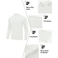 thumbnail image 5 of Pdbokew Men's Turtleneck Pullover Sweater Long Sleeve Slim Fit Lightweight Casual Basic Knit Solid Black/Gray/White XL, 5 of 6