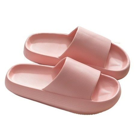 

Women Non Slip Quick Drying Shower Slides Bathroom Sandals | Ultra Cushion | Thick Sole