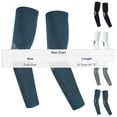 thumbnail image 3 of Men's Cooling Sun Sleeves for Cycling and Outdoor Sports, Breathable Nylon Elbow Protection, 3 of 9