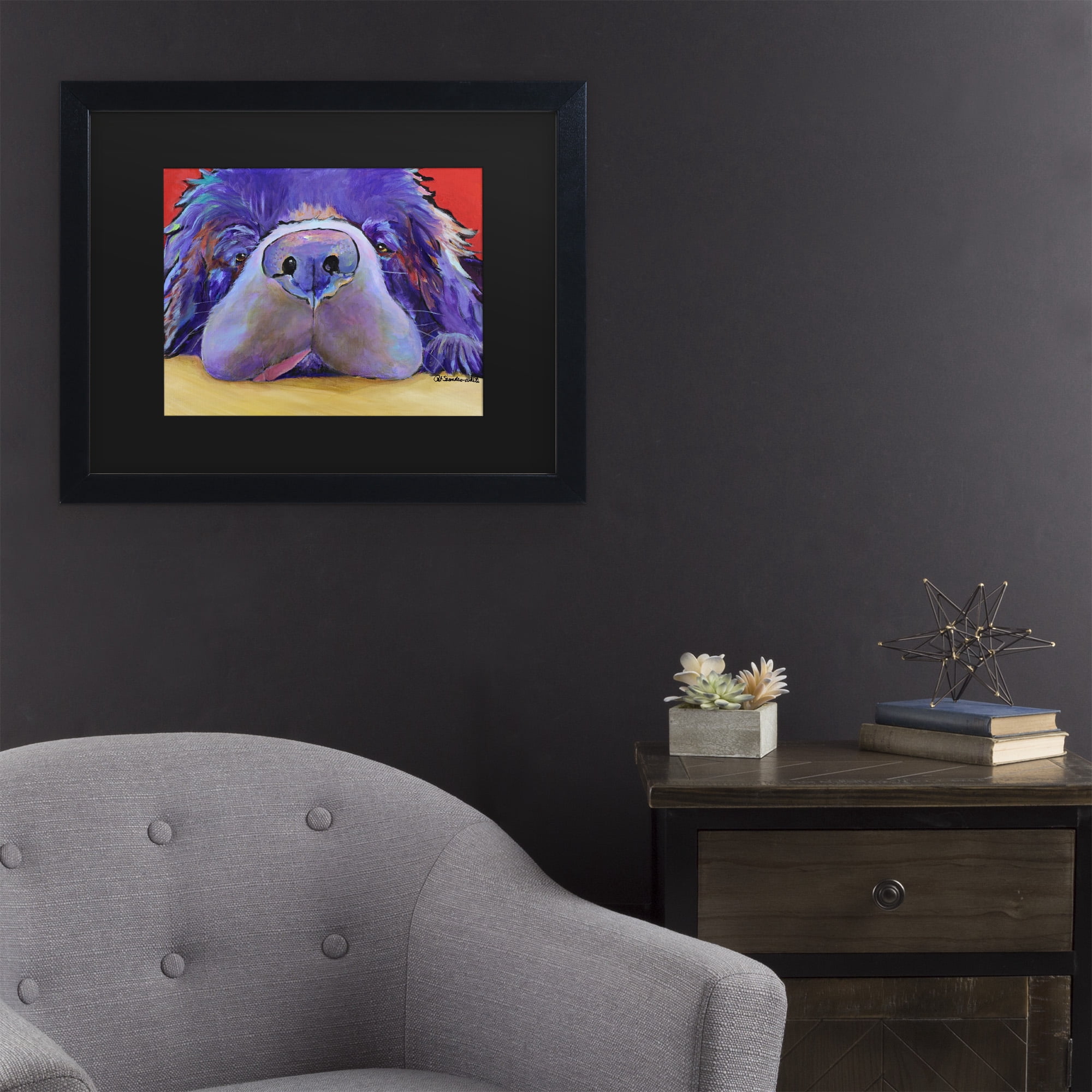 Trademark Fine Art 'Graysea' Canvas Art by Pat Saunders-White