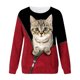 thumbnail image 4 of Camisas de mujer con estampado gráfico de manga larga con cuello redondo, sudadera, suéter, tops cómodos Fridja  hkj4546, 4 of 4
