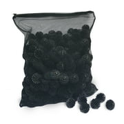 Bio Balls Pond Filter Media with Mesh Bag - 300 Count 1.5 Inch Large