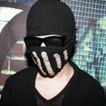thumbnail image 4 of Men Knight Knit Beard Hats Handmade Woolen Yarn Knitwear Windproof Headgear, 4 of 8