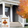 thumbnail image 3 of Hello Thanksgiving Yard Flag Pumpkin Outdoor Garden Decor 28x40 Inches, Double-Colored Cute Pie Happy Thanksgiving Porch Flag Decoration for Garden Farmhouse Porch Backyard, 3 of 6