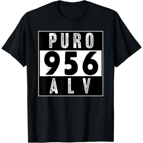 Simple “PURO 956 ALV” Graphic T-Shirt mens t shirt,black,women,funny,misfits,men,journey,t-shirt
