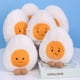 thumbnail image 4 of Juguete de peluche de huevo cocido de dibujos animados de 23 cm, juguete de comida, huevo escalfado relleno, diferentes emociones, muñeco apaciguador para bebé, decoración de fiesta, regalos para niño, 4 of 5