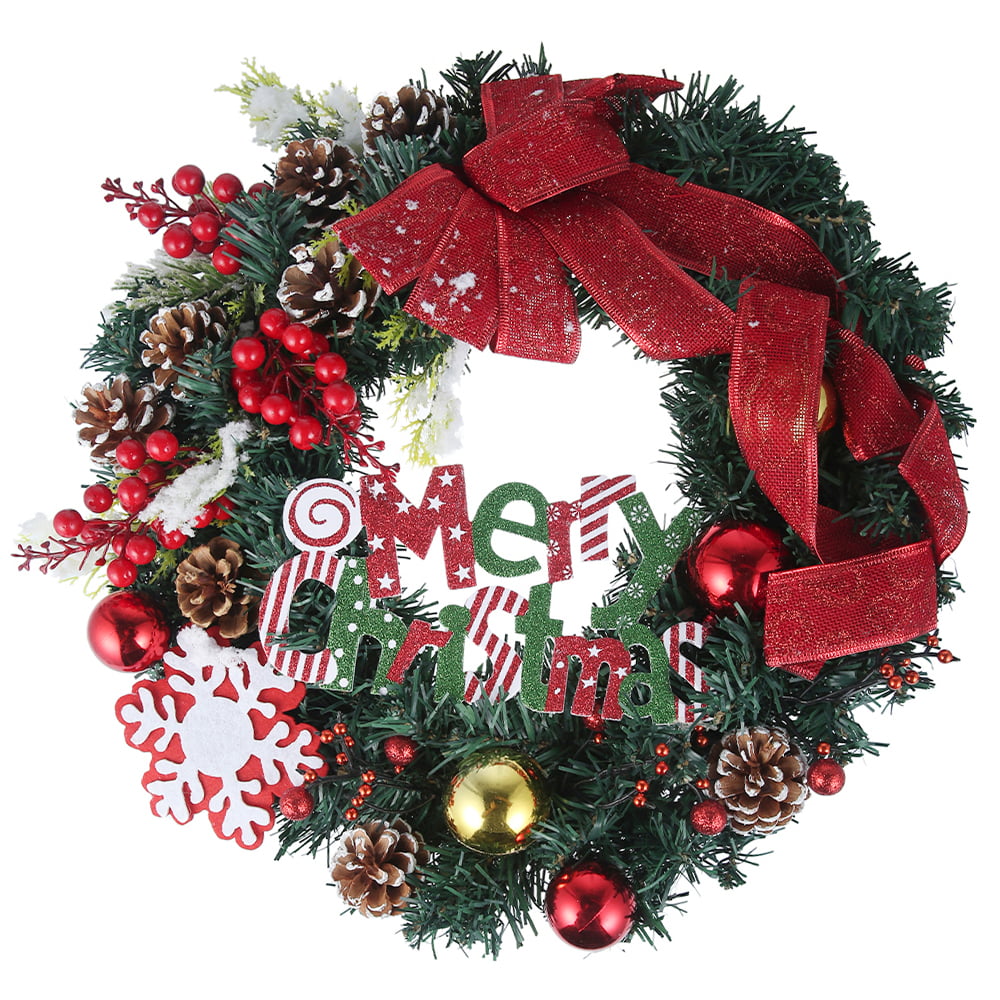 DIY 10/20/30cm Holiday Wreath Garland Home Decor For Christmas Easter Decoration 