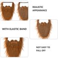 thumbnail image 4 of Barbas y bigotes falsos divertidos para suministros de fiesta de disfraces de Halloween, 4 of 7