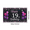 1A, variant on Sparkly Black Backdrop Banner with Pink Purple Balloons and Stars for 19th Happy Birthday Party Supplies Photography Props Birthday Decoration Decorations
