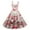 Watermelon Red, variant on LWavelet 2026 Valentine's Ruffled Heart Dress, Women's Romantic Rose Pattern Sleeveless A Line Flowy Sundresses White M