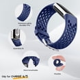 thumbnail image 4 of Comvin 4 Pack Compatible with Fitbit Charge 6/Charge 5 Bands for Women Men, Breathable Air Hole Sport Wristbands, 4 of 5