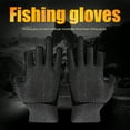 thumbnail image 2 of Sywqhk Guantes de pesca con corte de 3 dedos Guantes de pesca con protección solar antideslizantes (negro) Sywqhk Alta Calidad, 2 of 9