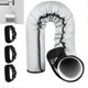thumbnail image 4 of Portable AC Hose Insulation Sleeve Portable Air Conditioner Hose Cover Wrap for 5In & 5.9In Diameter Easy Installation, 4 of 5