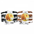 thumbnail image 1 of Detener el calor solar plazo de veinticuatro Pulsera pareja de cuerdas de cuero Unbranded M, 1 of 3