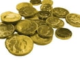 thumbnail image 6 of Set of 60 Kennedy Half Dollar Chocolate Coins – Realistic Gold Foil Wrapped Candy Treats – For St Patrick's Day, Easter, Halloween, Classrooms, Scavenger Hunts & More!, 6 of 6