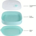 thumbnail image 2 of CUITING Cuiseur Vapeur en Acier Inoxydable pour Micro-Ondes avec Couvercle et Plateau - Appareil de Cuisine Multifonction pour Légumes, Fruits et Viandes - Design Durable et Facile à Nettoyer pour une Cuisson Saine, 2 of 6