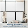 thumbnail image 2 of Window Privacy Film, Non-Adhesive Frosted Glass Window Film for Bathroom, Static Cling Heat Blocking Stickers for Home Indoor Opaque Frosting Coverings House Tint, Matte White 11.8"x 78.7", 2 of 9