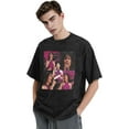 thumbnail image 4 of Selena Quintanilla Men's Shirt Music Vintage Graphic Drop Shoulder Washed Short Sleeve Cotton Oversize T-Shirt, 4 of 7