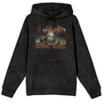 thumbnail image 5 of Five Nights At Freddy's Springtrap Freddy Poster Art Men's Black Mineral Wash Long Sleeve Hooded Sweatshirt - 3XL, 5 of 7